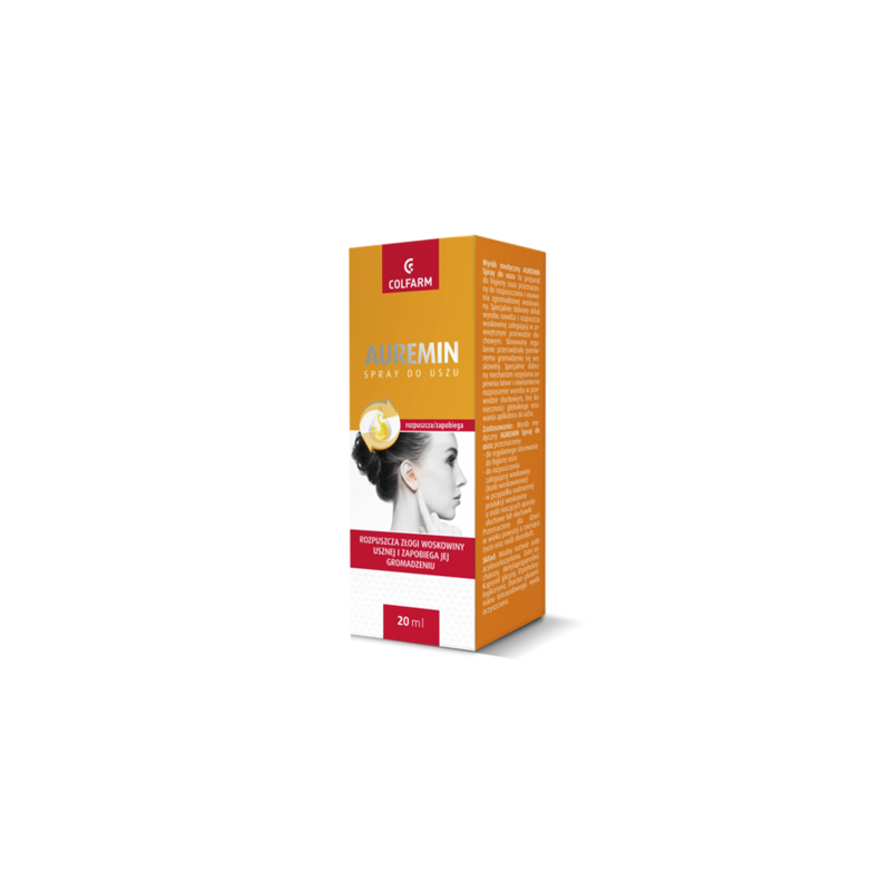 Auremin, spray do uszu, 20 ml 