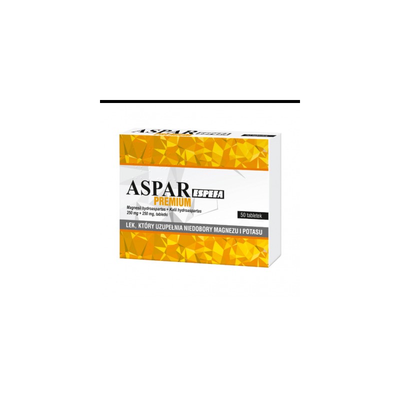 Aspar Espefa 250 mg + 250 mg, 50 tabletek 