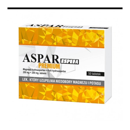 Aspar Espefa 250 mg + 250 mg, 50 tabletek