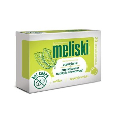  Meliski, 20 pastylek do ssania 