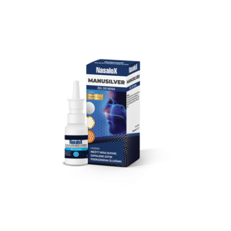 Nasalox Manusilver, żel do nosa, 20 ml