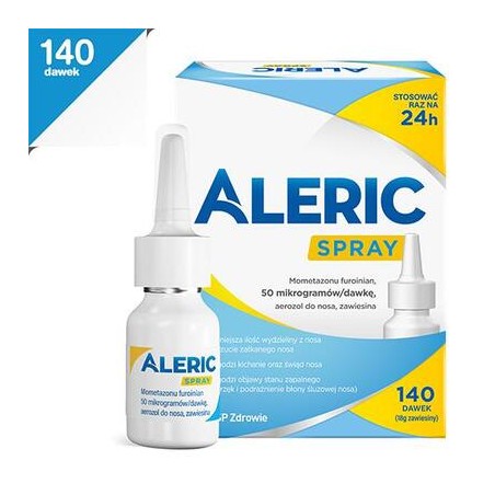  Aleric Spray, 50 mcg/dawkę, aerozol do nosa, 60 dawek 