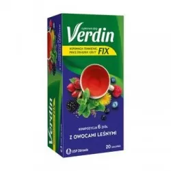 Verdin FIX z Owocami leśnymi, 20 saszetek