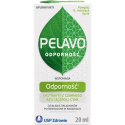 Pelavo Odporność, krople dla dzieci i niemowląt powyżej 6 miesiąca życia, 20 ml