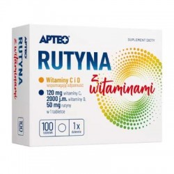 Rutyna z Witamina C APTEO, 100 tabletek