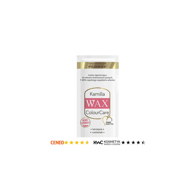 WAX ang Pilomax Maska Kamilla włosy jasne farb. ColourCare saszetka 20 ml 