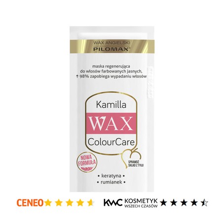  WAX ang Pilomax Maska Kamilla włosy jasne farb. ColourCare saszetka 20 ml 