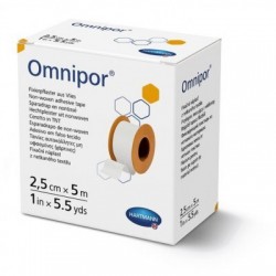 OMNIPOR Plaster włókninowy 2,5cm x 5m, 1 sztuka