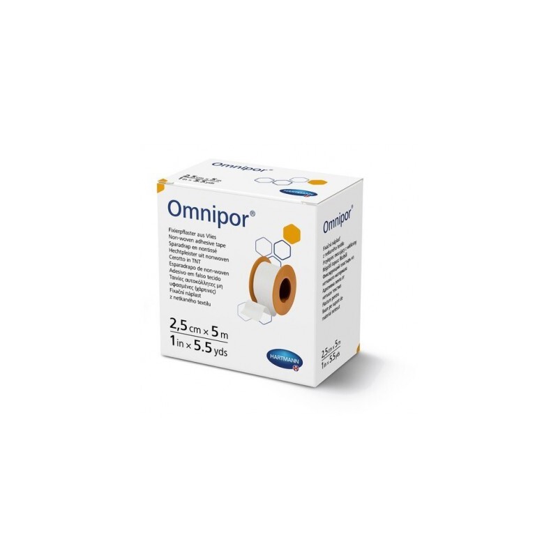 OMNIPOR Plaster włókninowy 2,5cm x 5m, 1 sztuka 