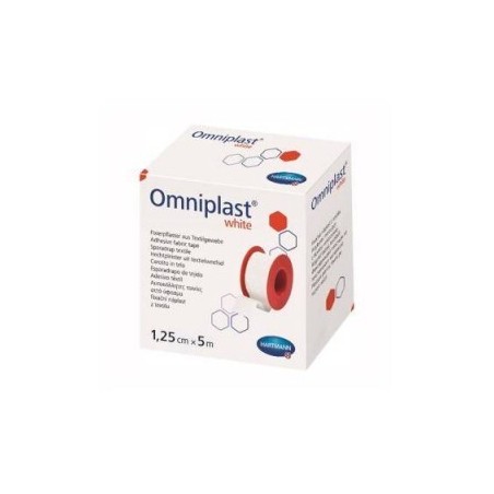 OMNIPLAST WHITE Przylepiec na rolce 5m x 1,25cm, 1 sztuka