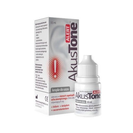  Akustone alert krople do uszu, 15 ml 