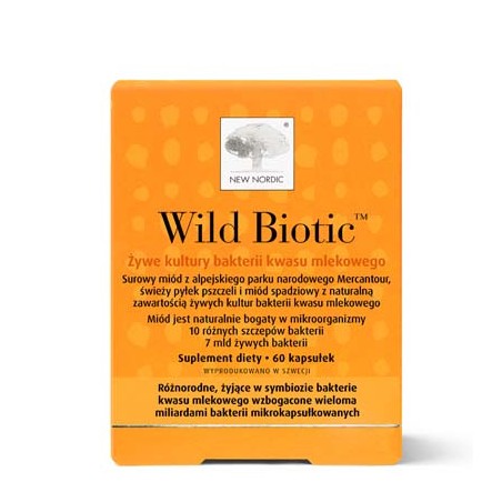 New Nordic Wild Biotic, 60 kapsułek