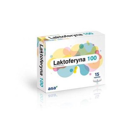  Laktoferyna 100, 15 kapsułek 
