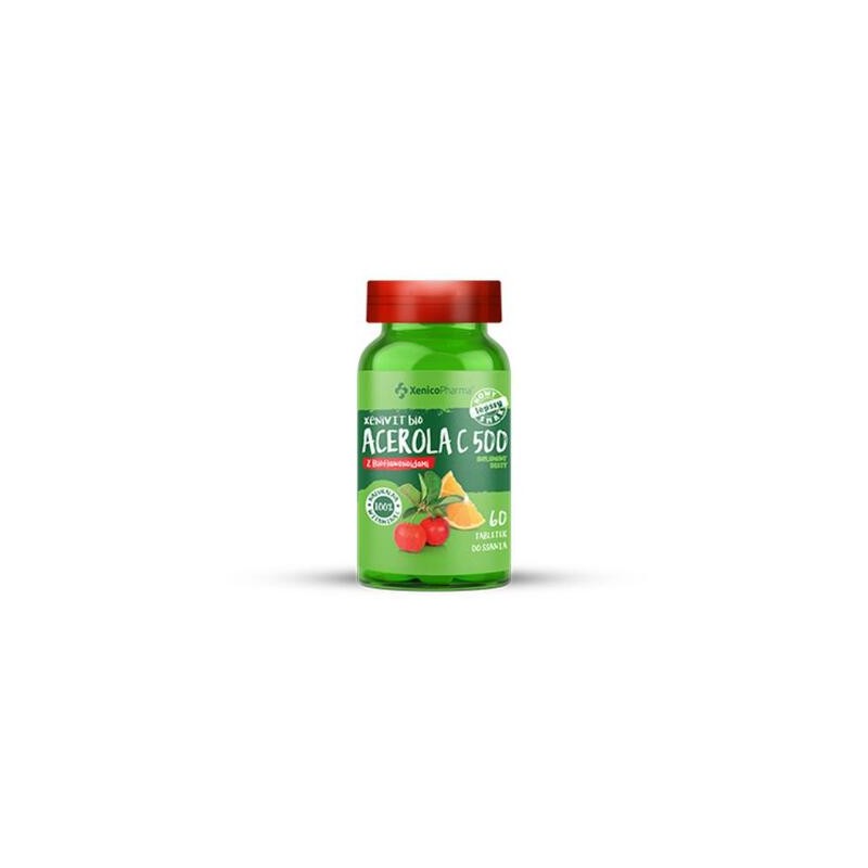 XeniVIT bio Acerola C 1000 z bioflawonoidami, 60 tabletek 