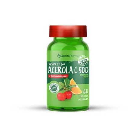 XeniVIT bio Acerola C 1000 z bioflawonoidami, 60 tabletek