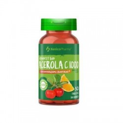XeniVIT bio Acerola C 1000 z bioflawonoidami, 30 tabletek