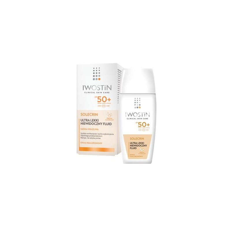 Iwostin Solecrin Ultra Lekki Niewidoczny Fluid SPF50+, 40 ml 