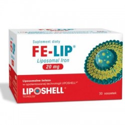 FE-LIP Liposomal Iron 20 mg, żel doustny, 30 saszetek po 5 g