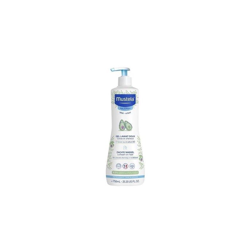 Mustela Delikatny żel do mycia, 750 ml 
