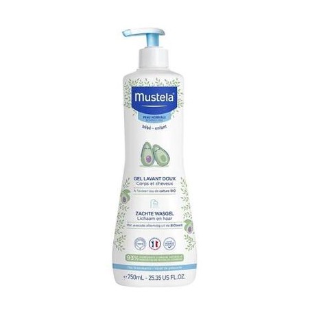 Mustela Delikatny żel do mycia, 750 ml