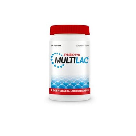  Multilac, synbiotyk, 50 kapsułek 