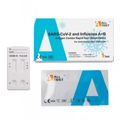 AllTest SARS-CoV-2 and Influenza A+B Antigen Combo Rapid Test (nasal swab), 1 sztuka