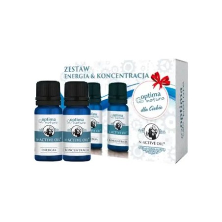  Zestaw Optima Natura N-ACTIVE OIL Energia+Koncentracja, 10 ml 