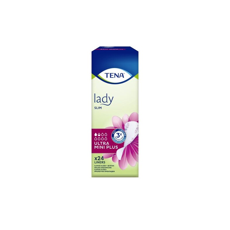 Wkładki anatomiczne Tena Lady Slim Ultra Mini, 24 sztuki 
