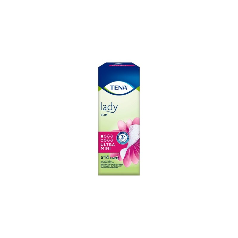 Wkładki anatomiczne Tena Lady Slim Ultra Mini, 14 sztuk 