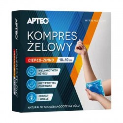 Kompres żelowy ciepło/zimno 10 x 10 cm Apteo, 1 szt.