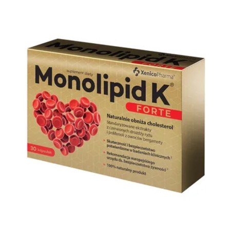 Monolipid K Forte, 30 kapsułek wegetariańskich