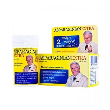  Asparaginian Extra Forte, 50 tabletek 