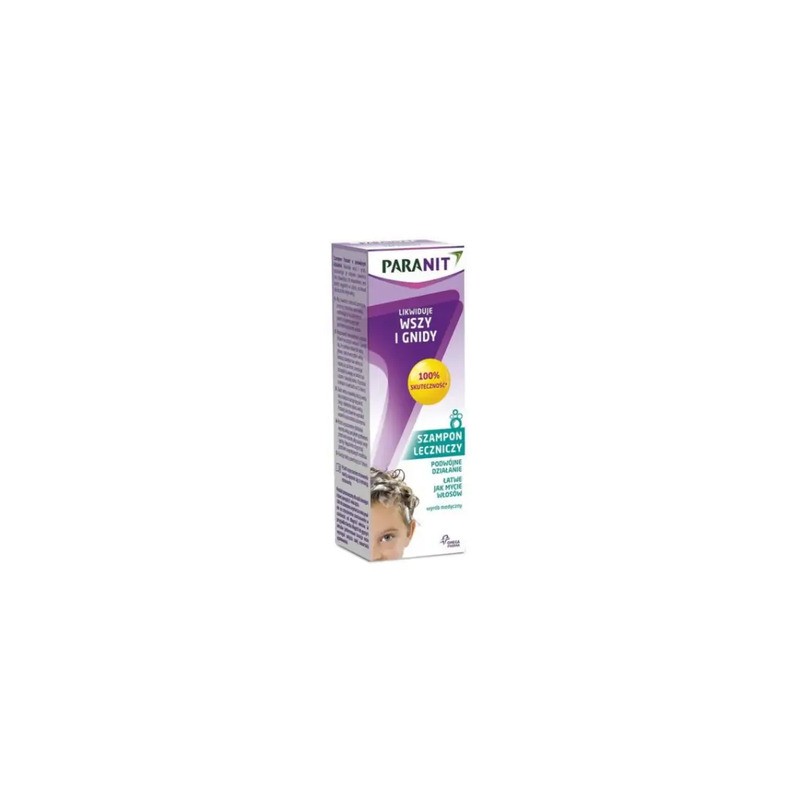 Paranit, szampon leczniczy likwidujący wszy i gnidy, 100 ml 