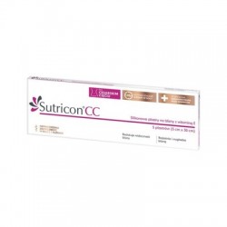 Sutricon CC, plastry silikonowe na blizny po cesarskim cięciu, 5 cm x 30 cm, 5 sztuk
