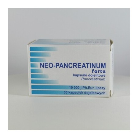  Neo-Pancreatinum forte, 10000 j., 50 kapsułek dojelitowych 