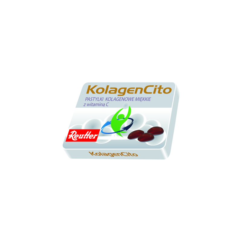 Kolagencito pastylki kolagenowe z witaminą C 400 mg, 48 g 