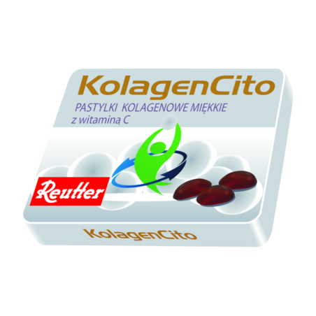  Kolagencito pastylki kolagenowe z witaminą C 400 mg, 48 g 