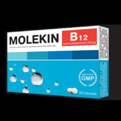 Molekin B12 0,25 mg, 60 tabletek