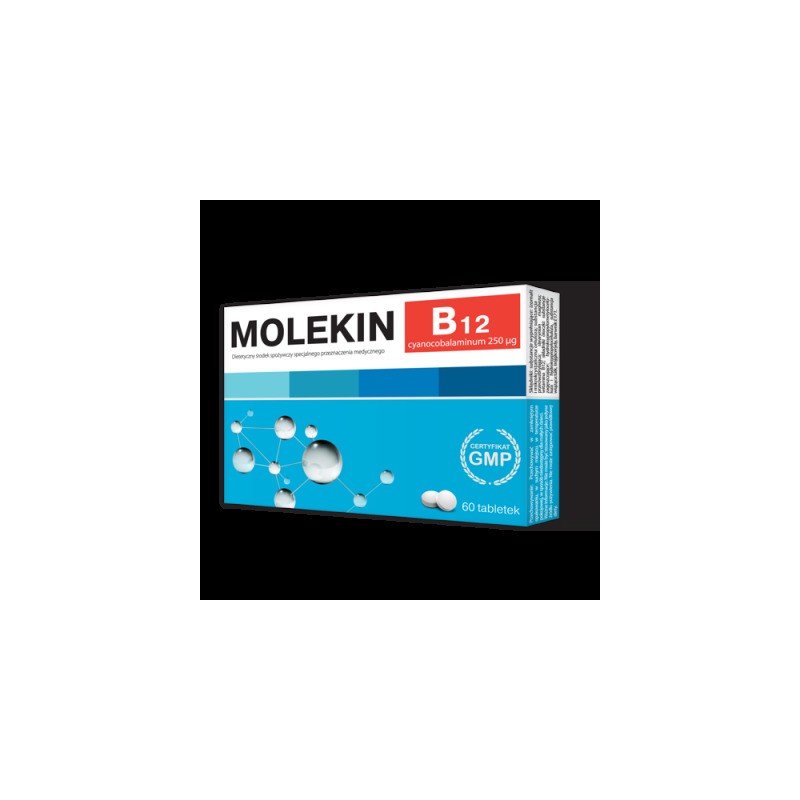 Molekin B12 0,25 mg, 60 tabletek 