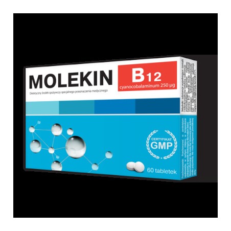  Molekin B12 0,25 mg, 60 tabletek 