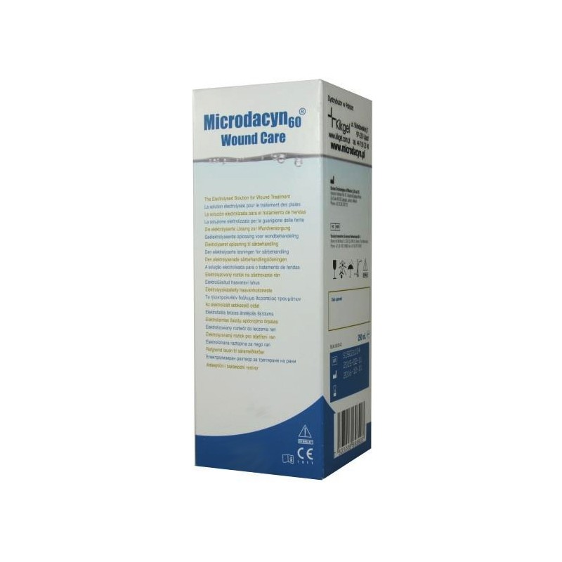 Microdacyn 60 Wound Care, elektrolizowany roztwór do leczenia ran, 500 ml 