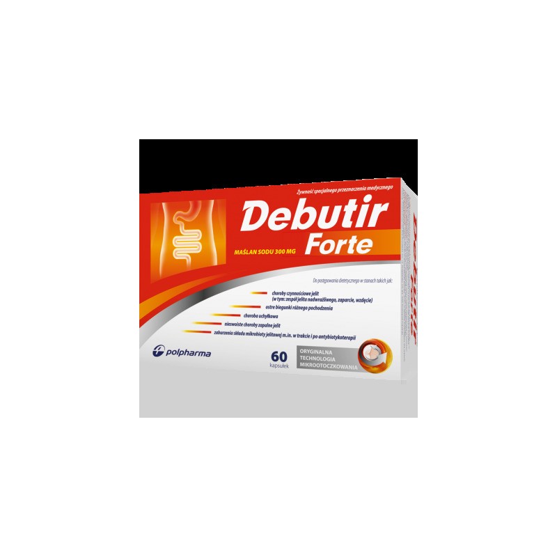 Debutir Forte, 60 kapsułek 