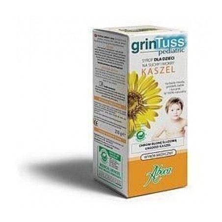  GrinTuss Pediatric, syrop na kaszel suchy i mokry, 210 g 