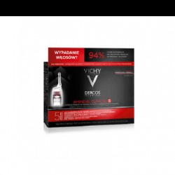 Vichy Dercos Aminexil Clinical 5, kuracja przeciw wypadaniu włosów dla mężczyzn, 6 ml x 21 ampułek