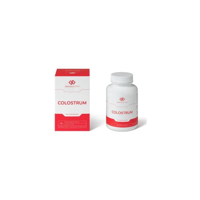 Colostrum Genactiv, 120 kapsułek 