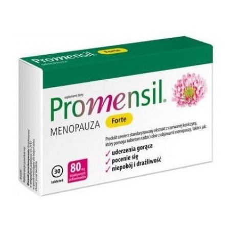  Promensil Forte Menopauza, 30 tabletek 