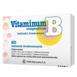 Vitaminum B Compositum, 50 tabletek drażowane