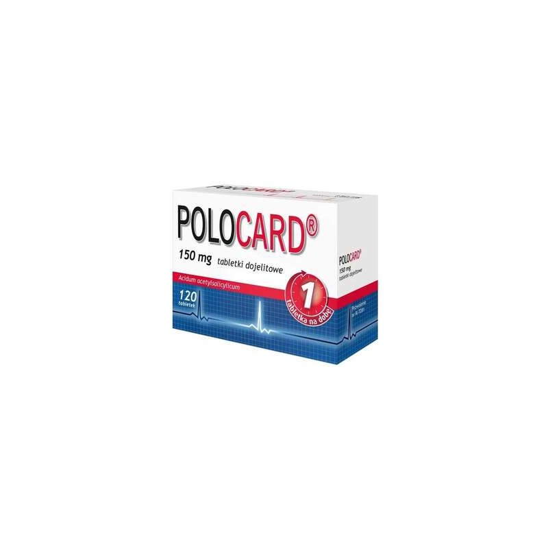 Polocard 150 mg, 120 tabletek dojelitowych 