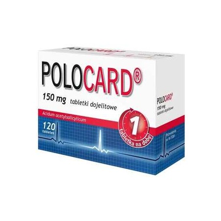 Polocard 150 mg, 120 tabletek dojelitowych
