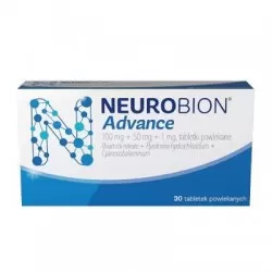 Neurobion Advance 100 mg + 50 mg + 1 mg, 30 tabletek powlekanych